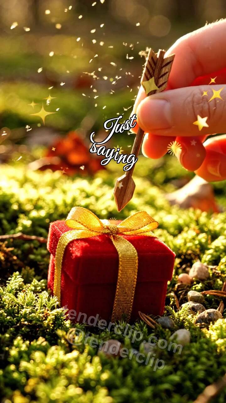 Just saying: tiny arrow points to a gift