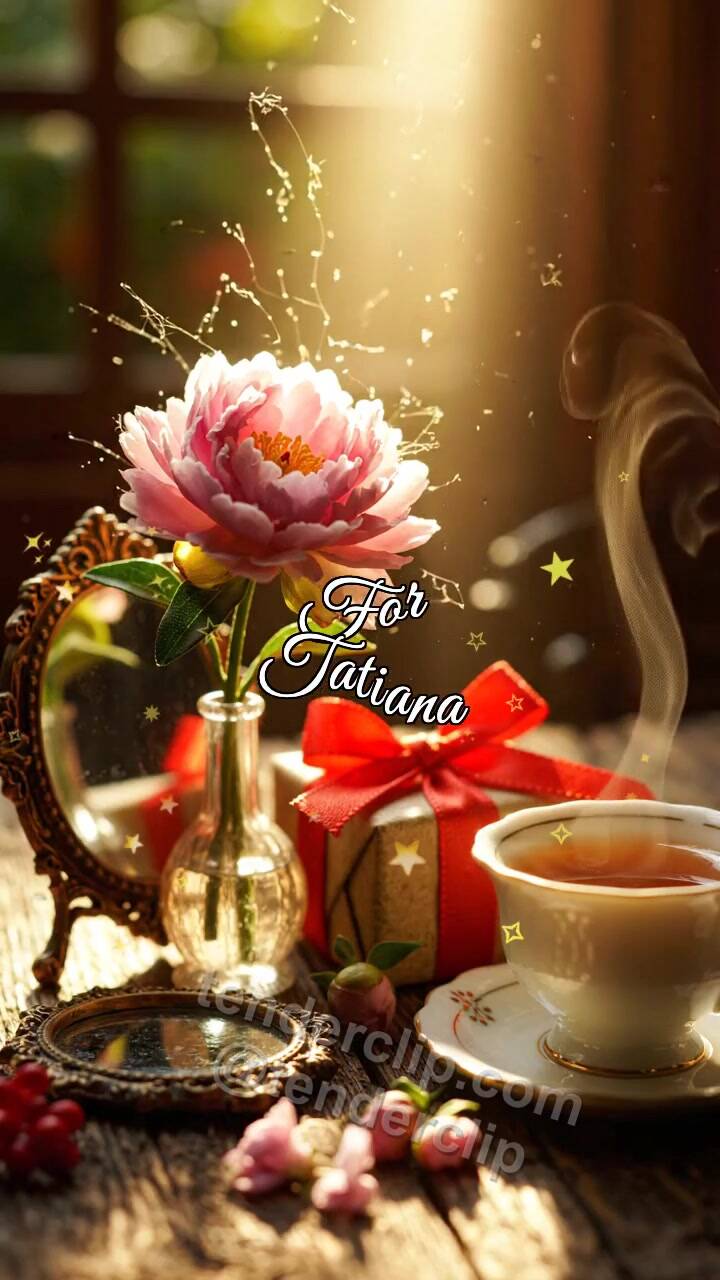 For Tatiana: flower wakes up first