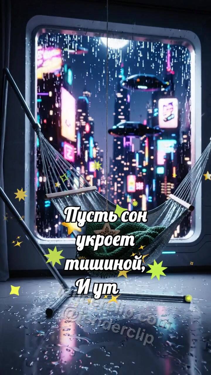 Спокойной ночи: Гамак качает звезду