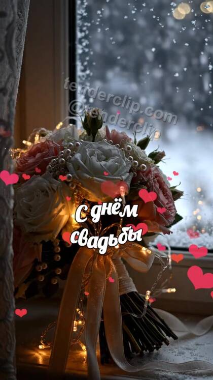 С днём свадьбы: огонёк ждёт у окна