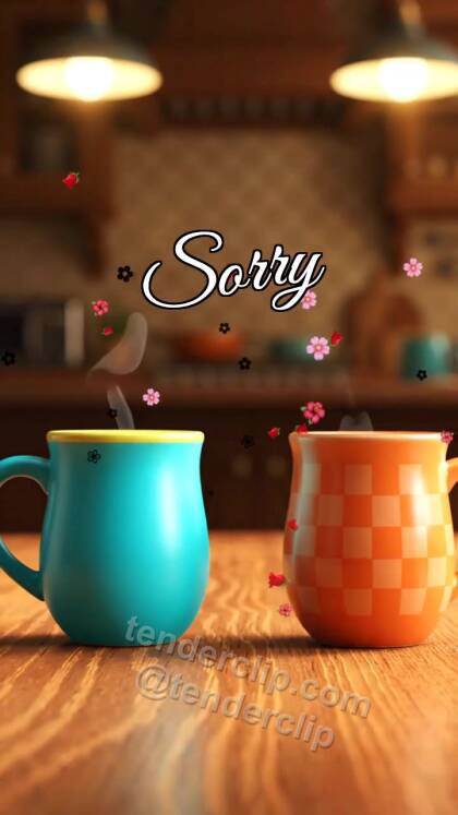 Sorry: two cups come together again