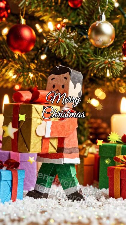 Merry Christmas: tiny helper brings the symbol