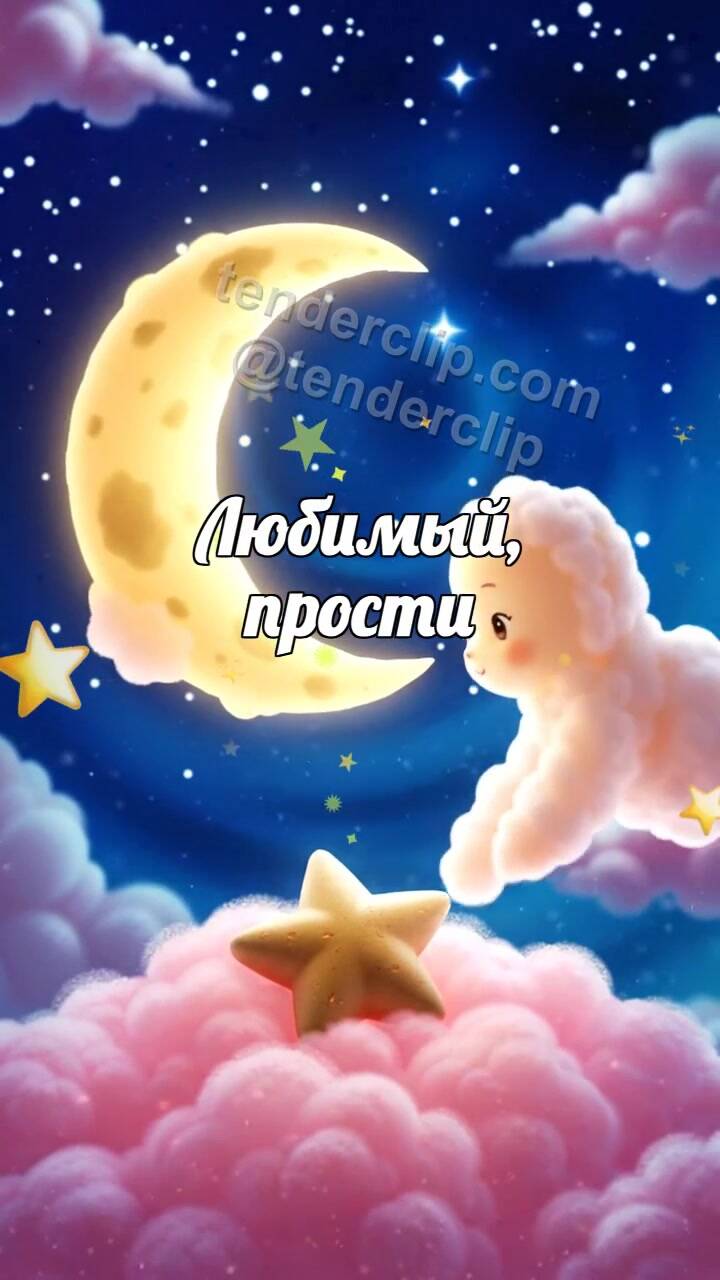 Любимый, прости: луна поднимает звезду