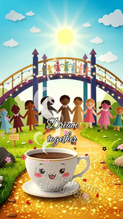Dream together: tea moves closer