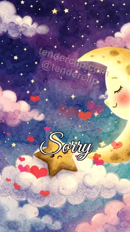 Sorry: moon lifts a star