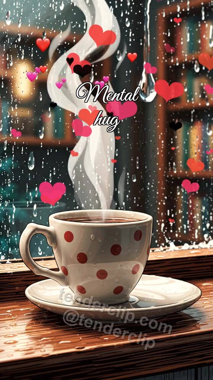 Mental hug: one cup waits for the second