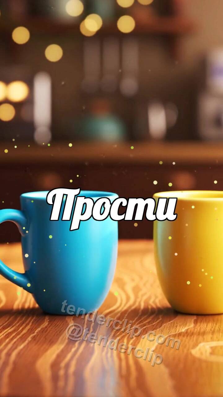 Прости: две чашки снова становятся рядом