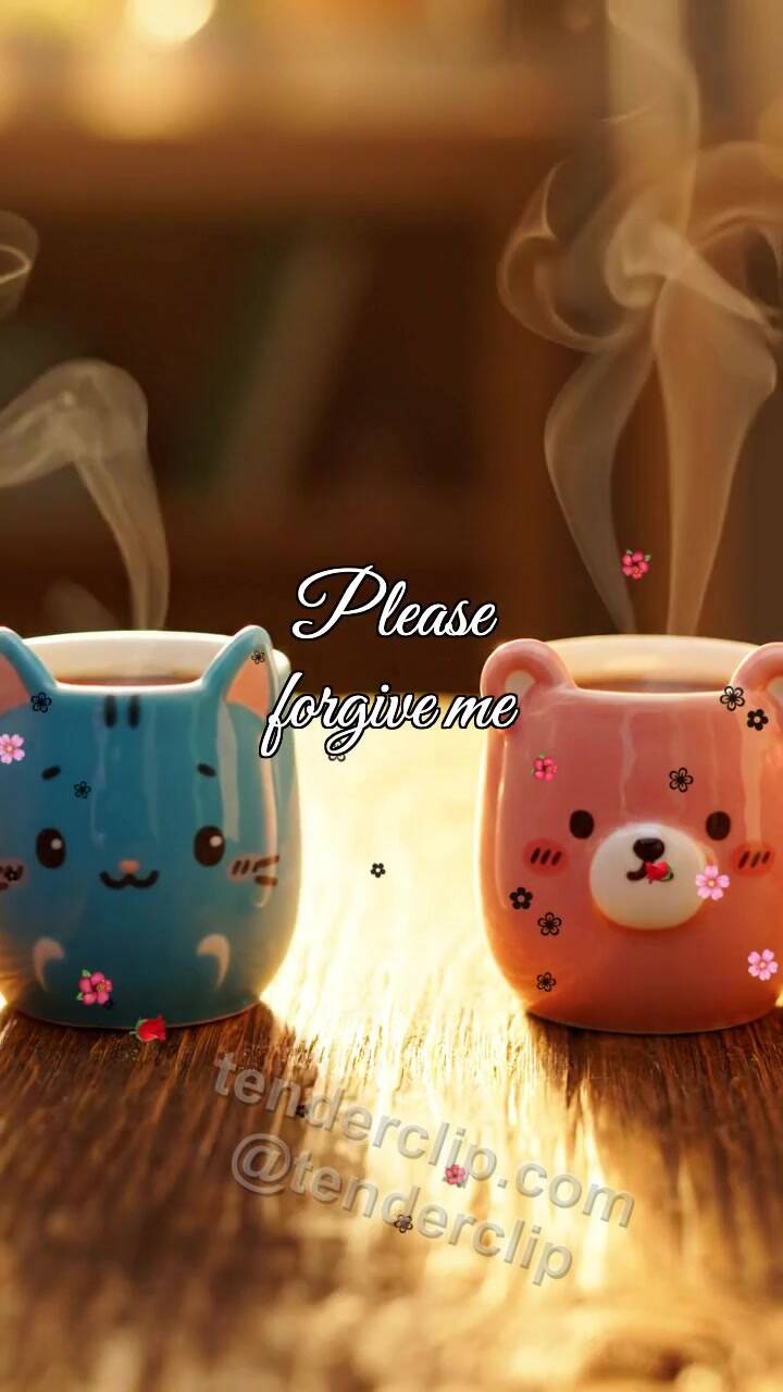 Please forgive me: two cups come together again