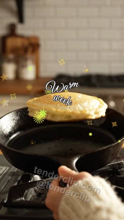Warm week: pancake flips safely