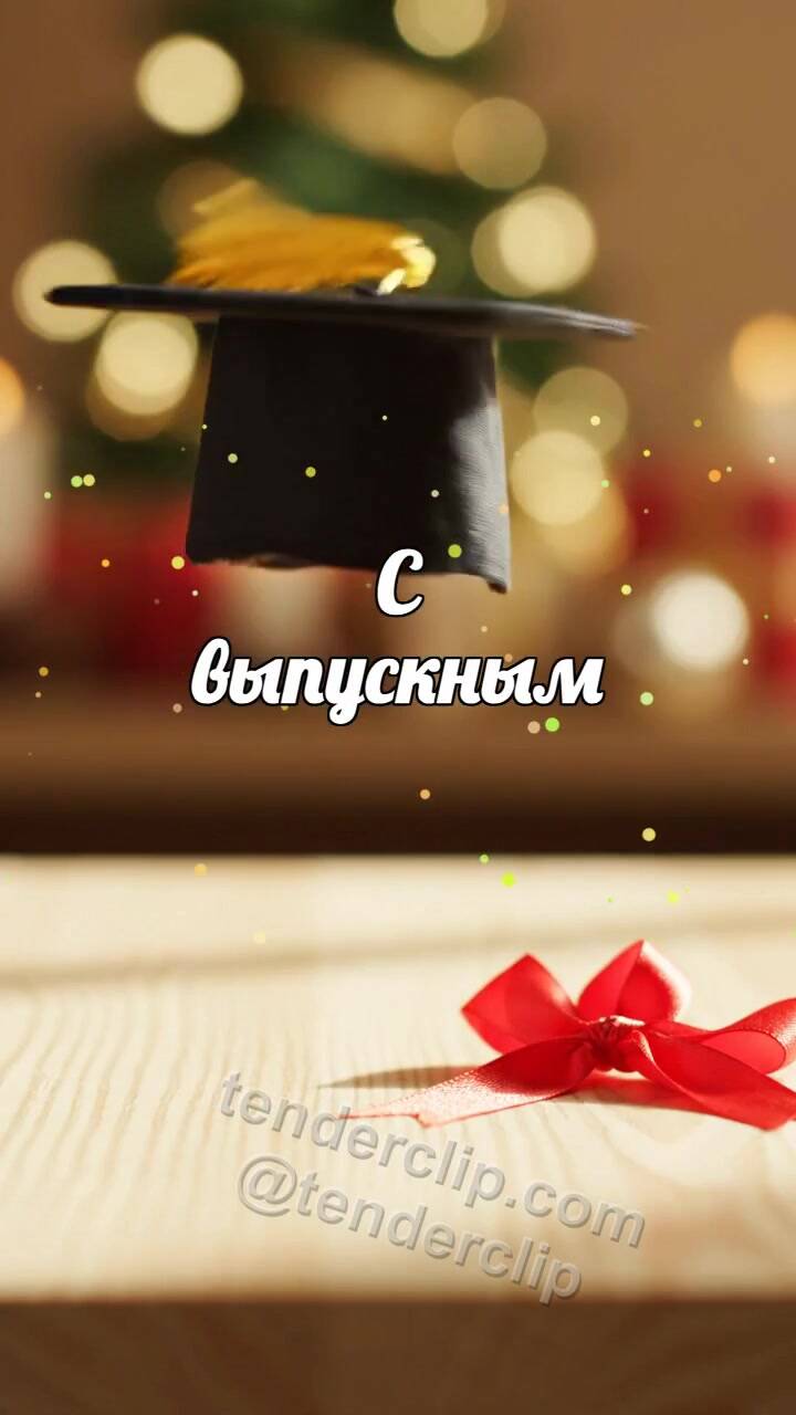 С выпускным: шапочка выпускника летит вверх
