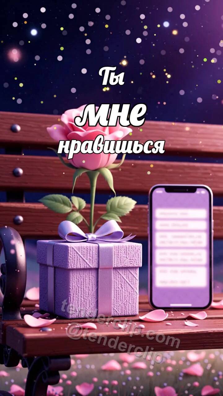 Ты мне нравишься: цветок мягко протягивают вперёд