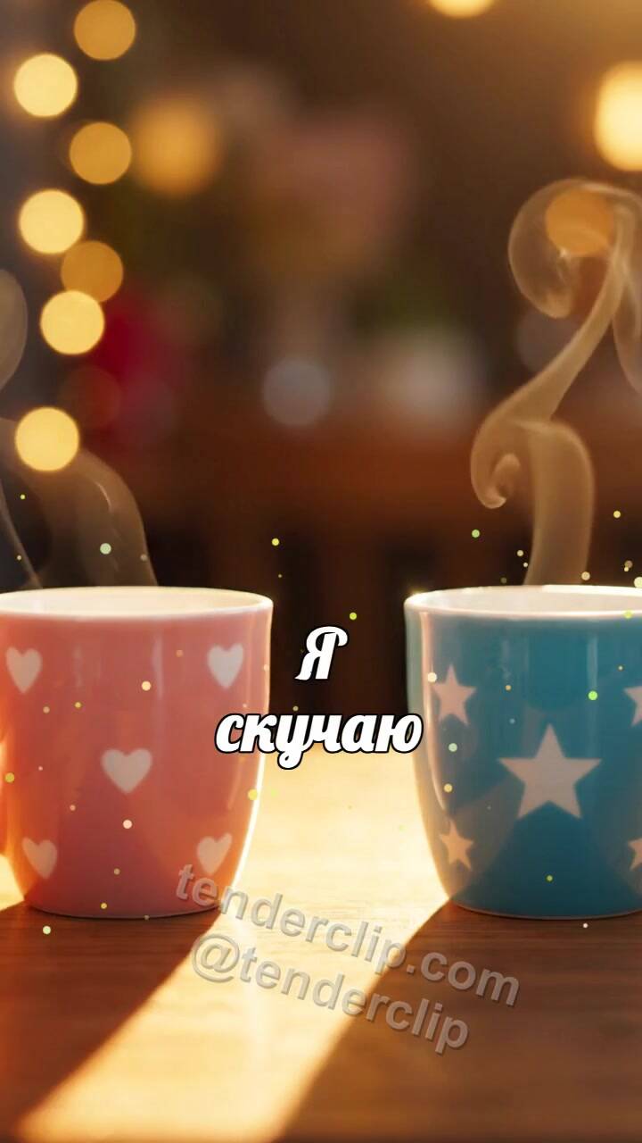 Я скучаю: две чашки снова становятся рядом