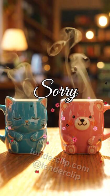 Sorry: two cups come together again