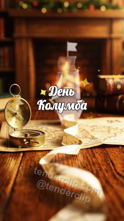День Колумба: бумажная дорожка ведёт к символу