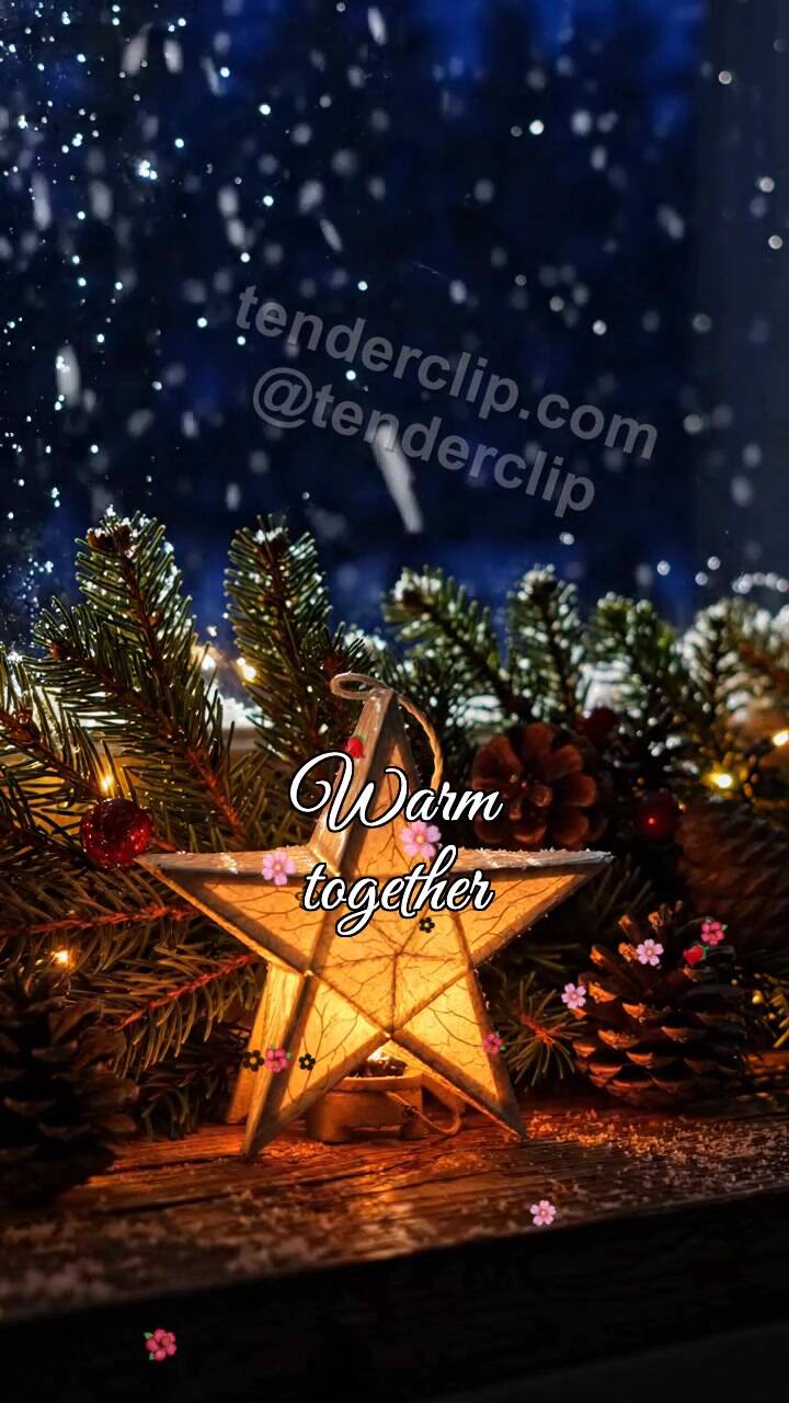 Warm together: small light waits at a window