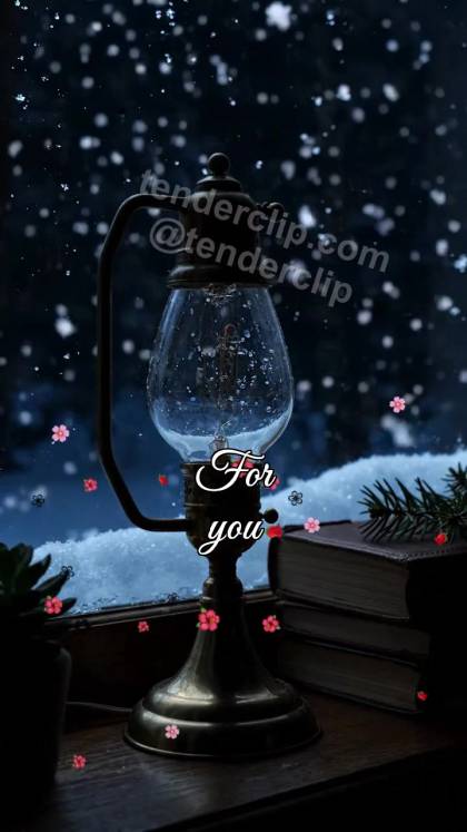 For you: small light waits at a window