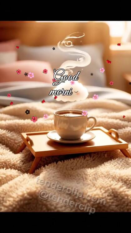 Good morning: Coffee Under the Blanket