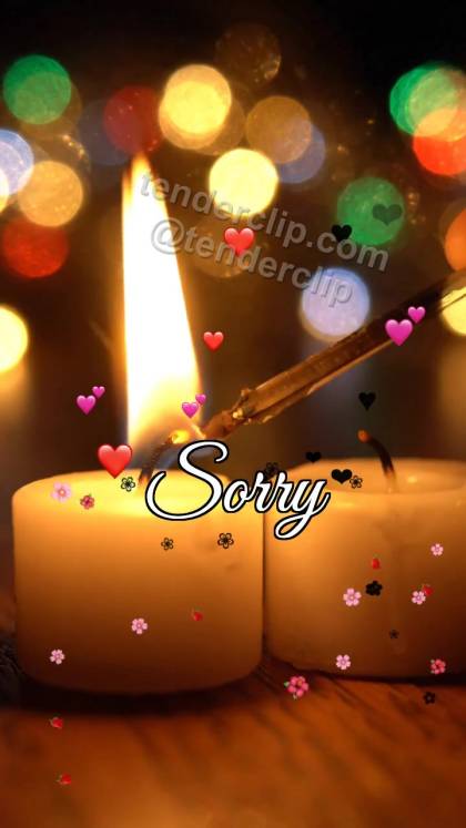 Sorry: candle shares a flame
