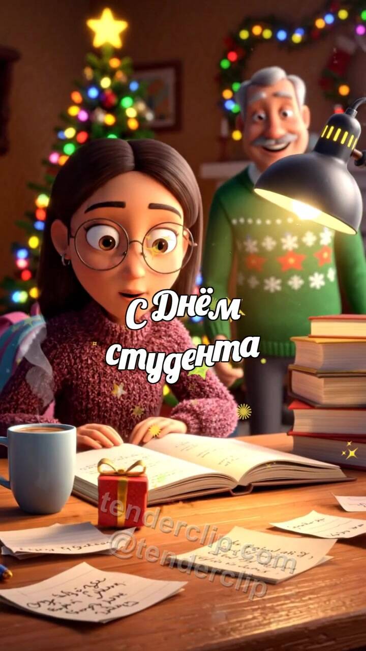 С Днём студента: подарок находит место рядом с символом