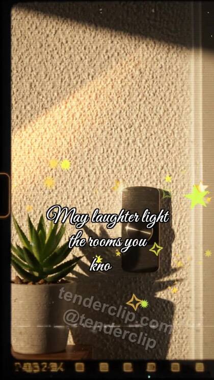 Happy housewarming: Doorbell Catches Sunbeam