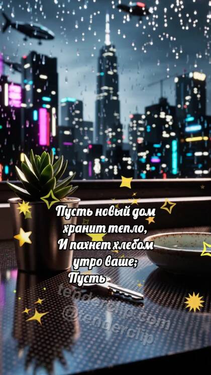 С новосельем: Ключ согревает дом