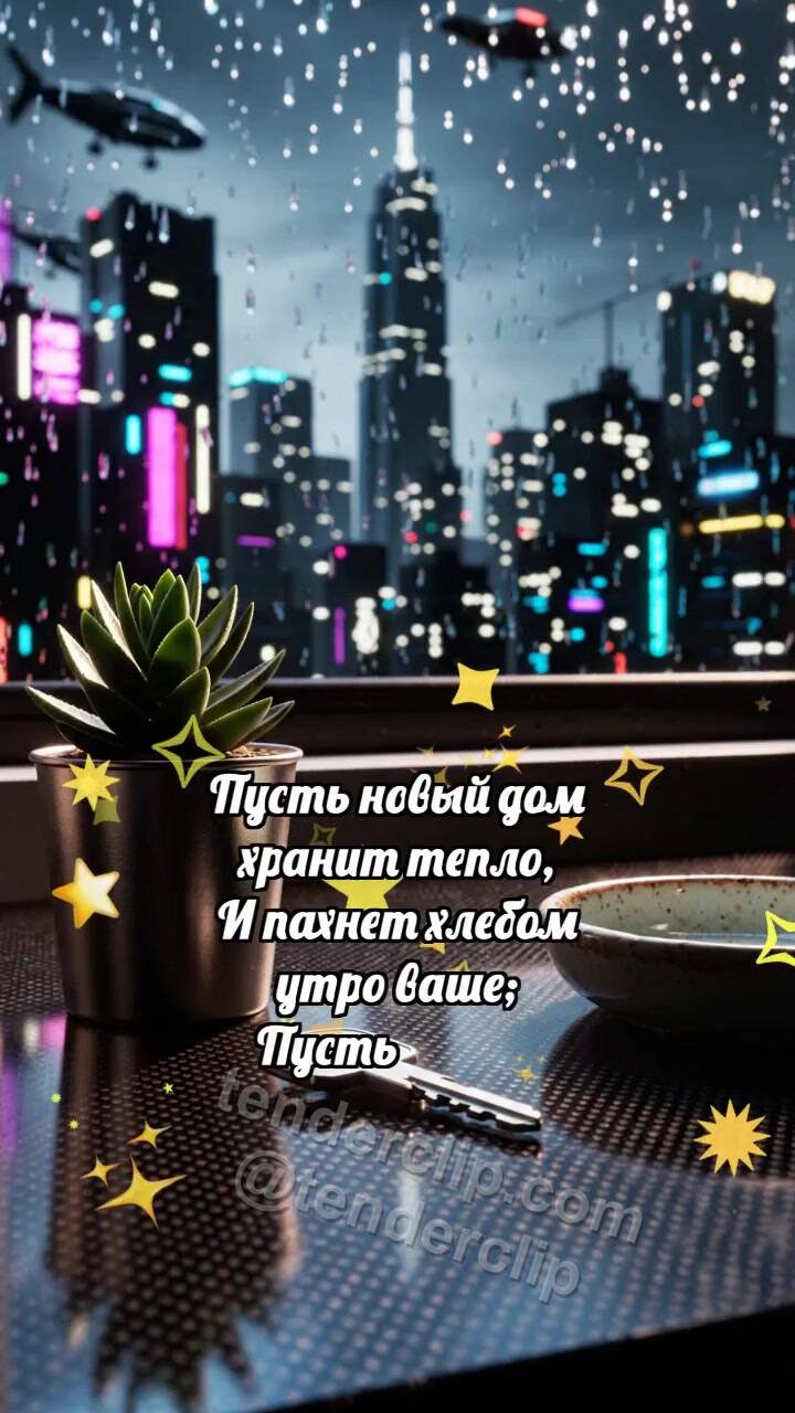 С новосельем: Ключ согревает дом
