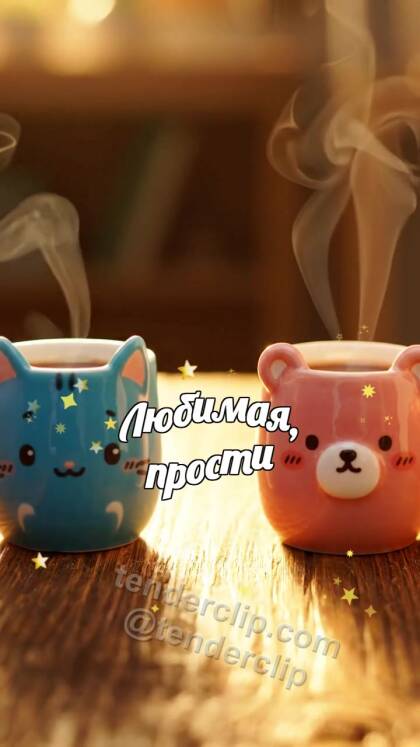 Любимая, прости: две чашки снова становятся рядом