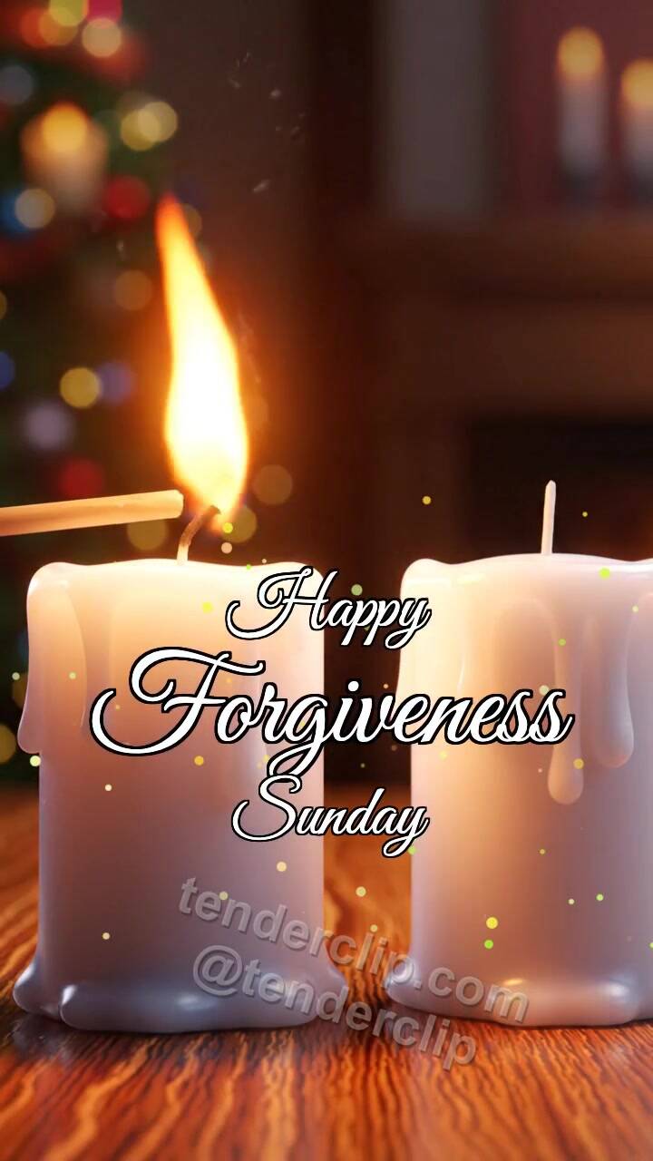 Happy Forgiveness Sunday: two candles light together