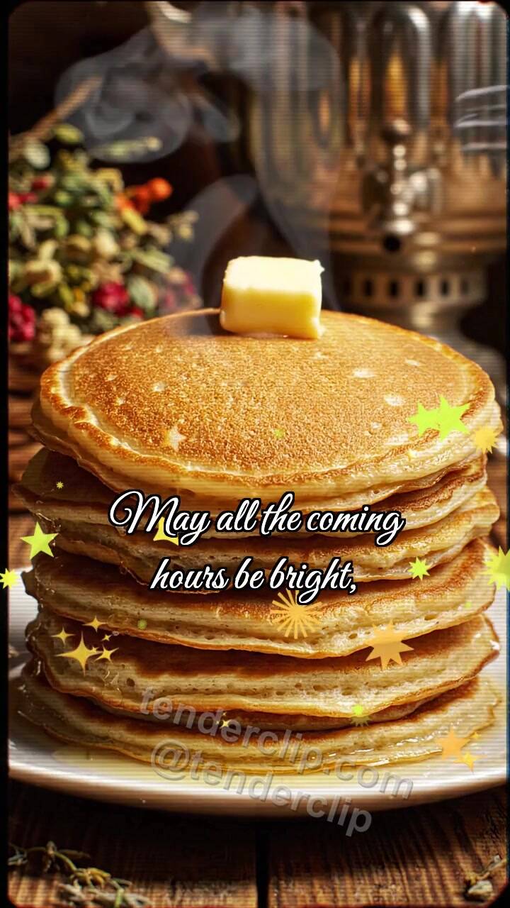 Happy Maslenitsa: Pancake Catches Butter