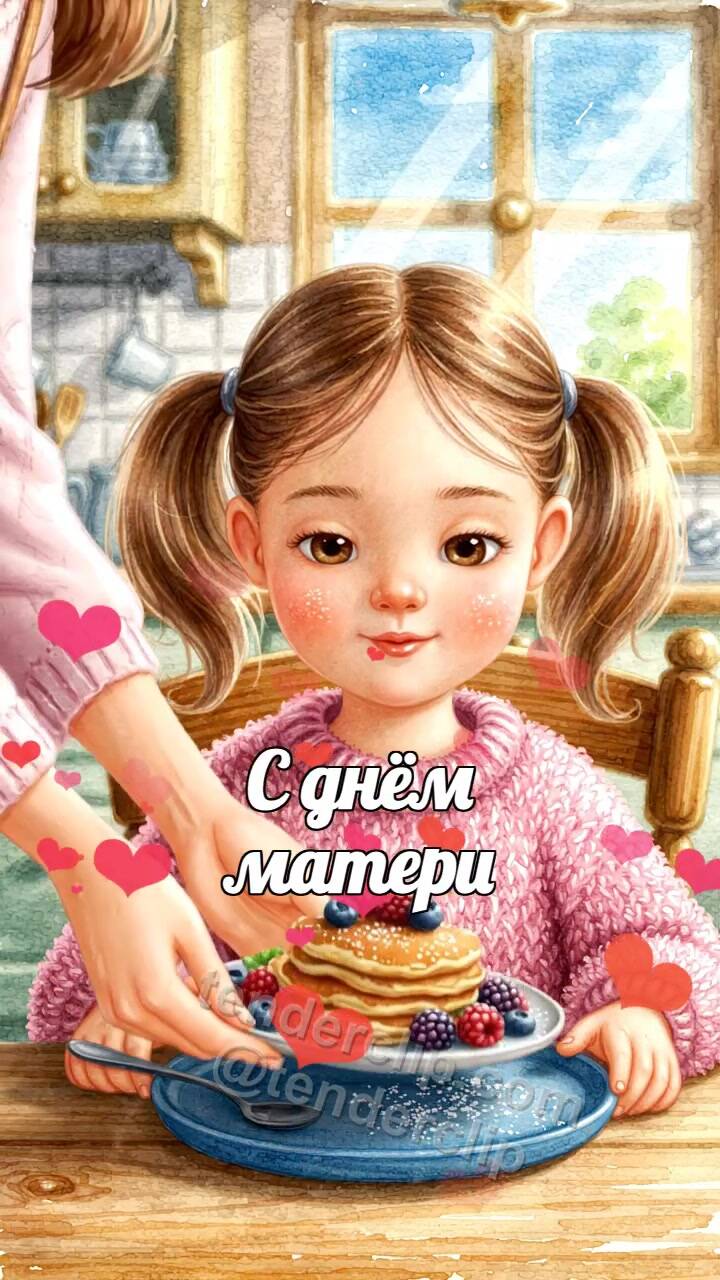С днём матери: завтрак появляется до просьбы
