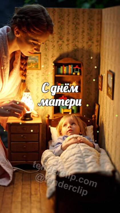 С днём матери: ночник загорается перед сном