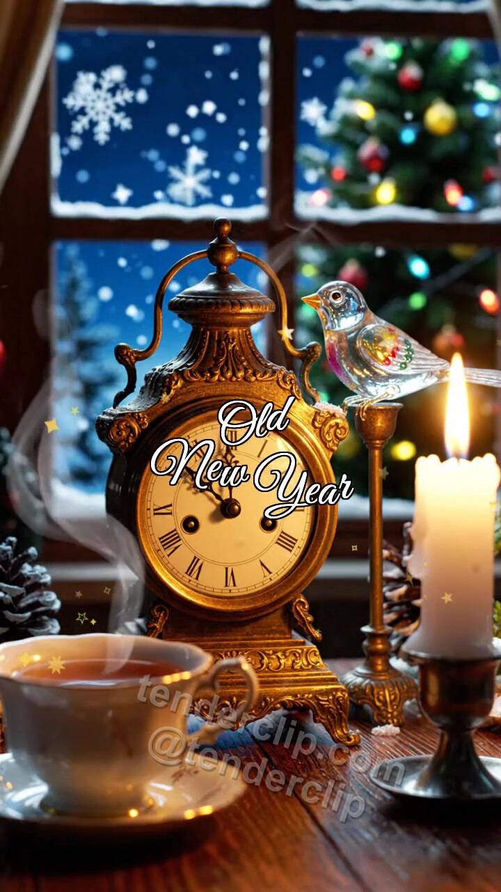 Old New Year: old clock wakes up first