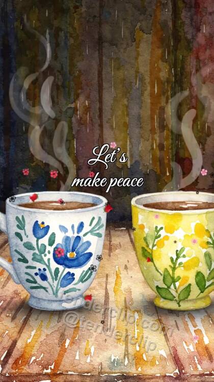 Let’s make peace: two cups come together again