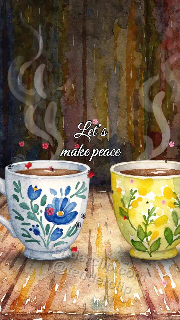Let’s make peace: two cups come together again