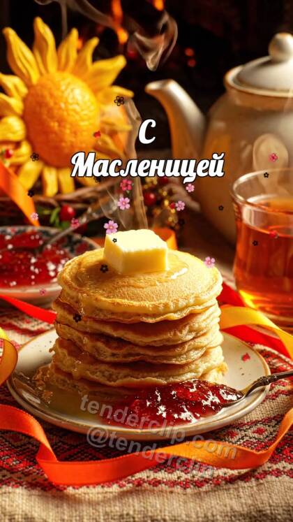 С Масленицей: блин оживает первым