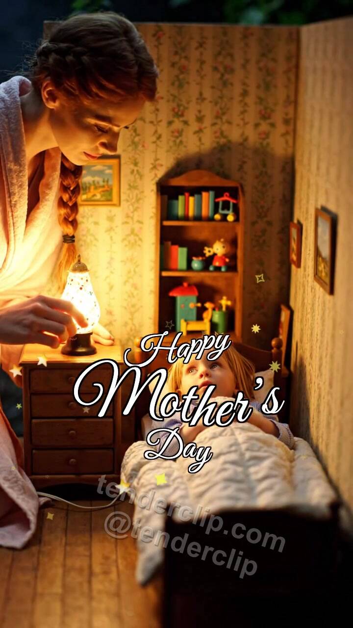 Happy Mother’s Day: night light turns on before sleep