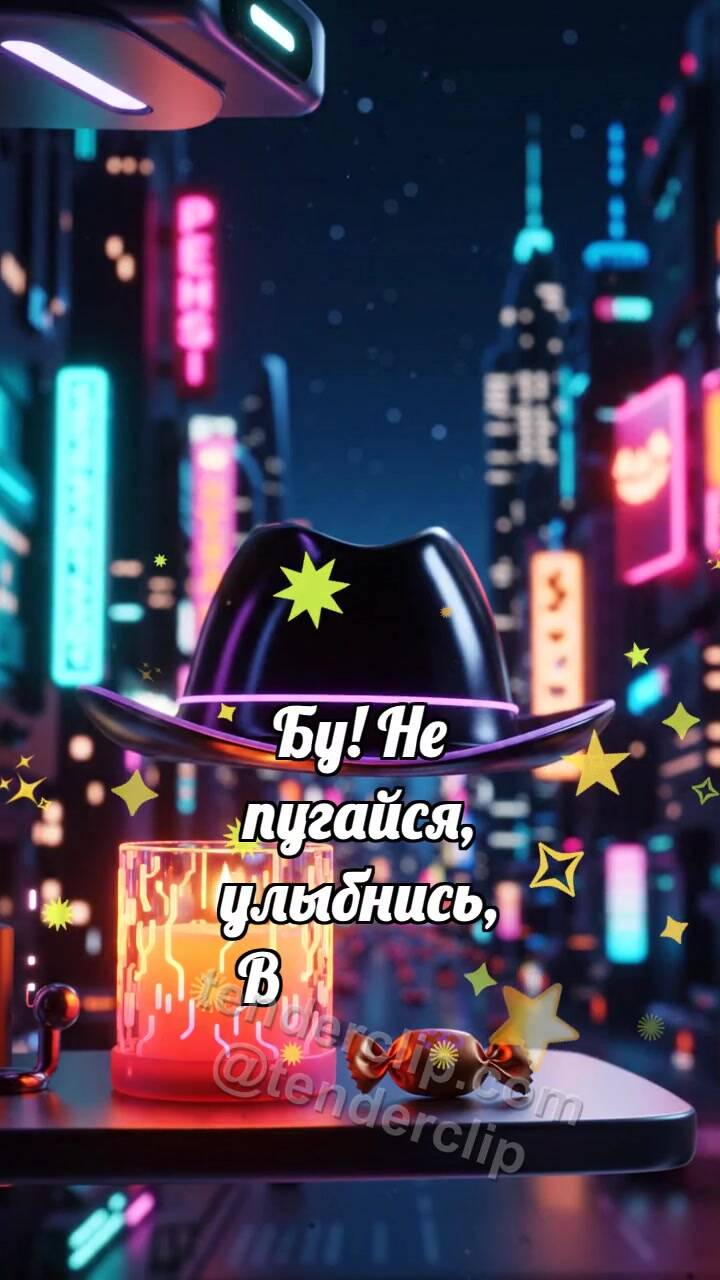 С Хэллоуином: Шляпа выпускает искорку