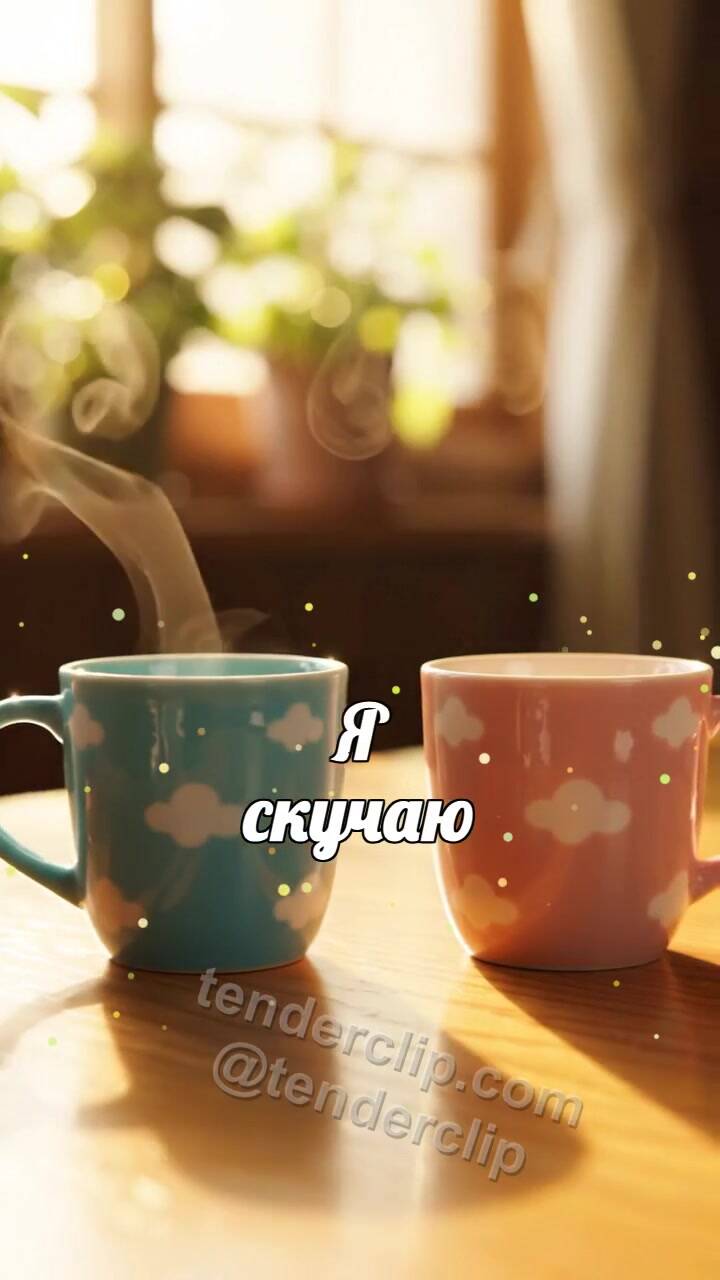 Я скучаю: две чашки снова становятся рядом