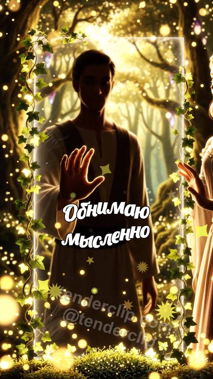 Обнимаю мысленно: ладони встречаются через стекло