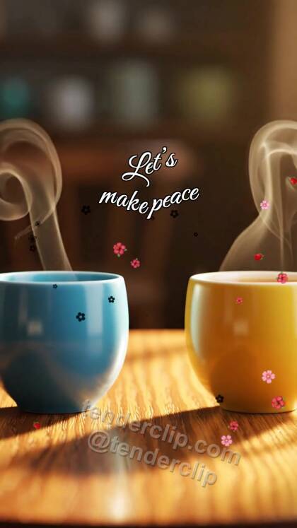 Let’s make peace: two cups come together again