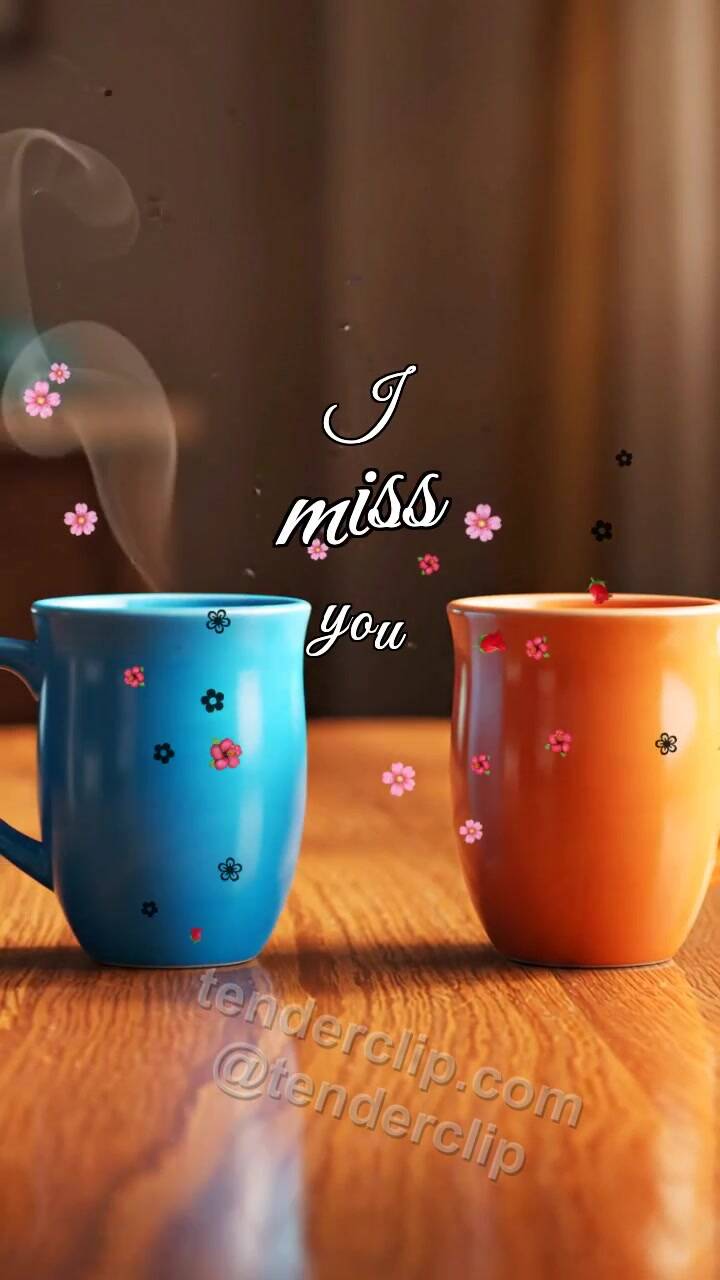 I miss you: two cups come together again
