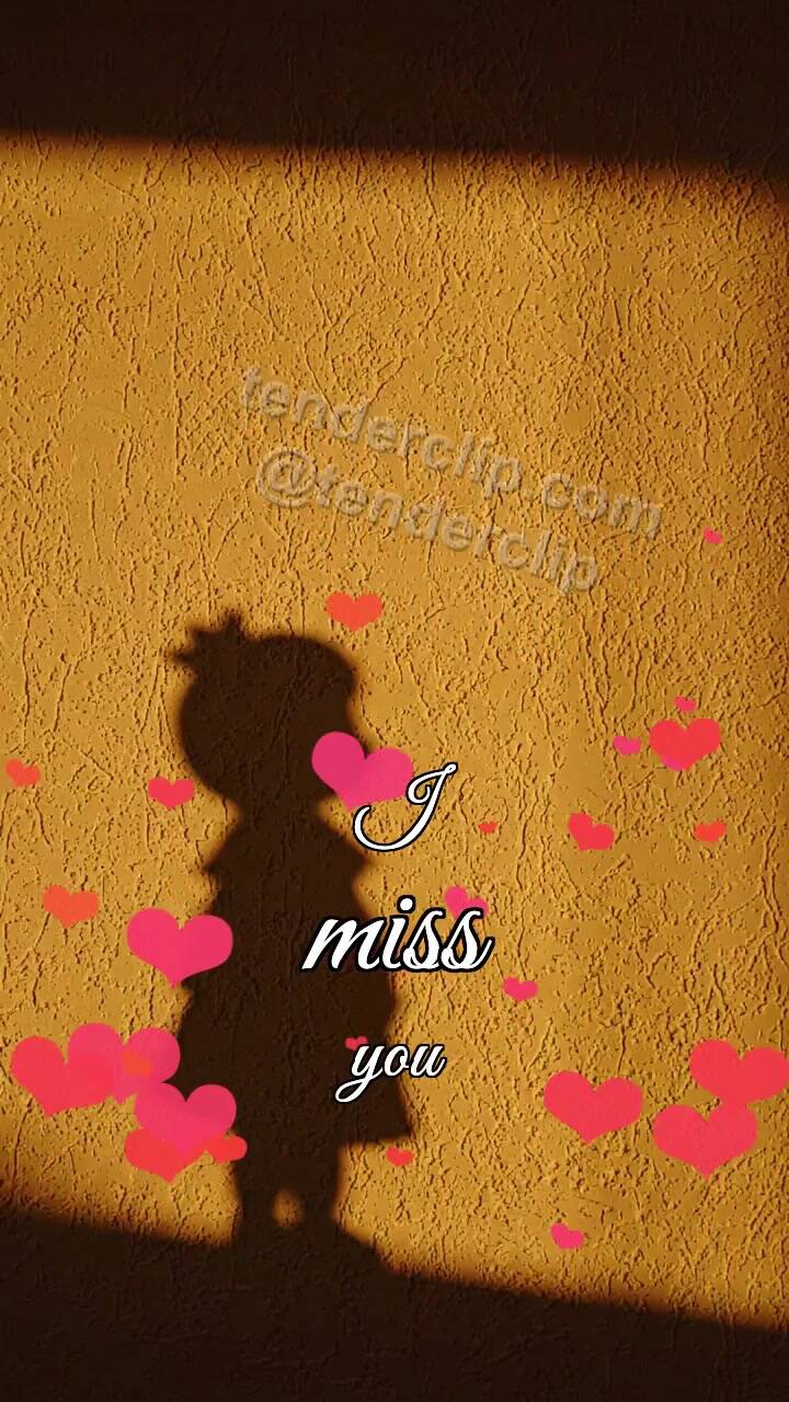I miss you: two shadows join