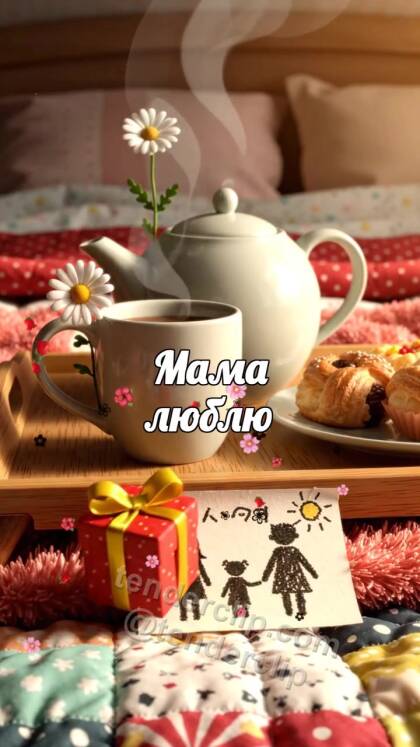 Мама люблю: подарок находит место рядом с символом