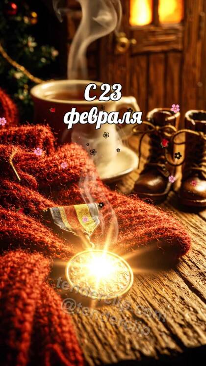 С 23 февраля: маленькая медаль оживает первым