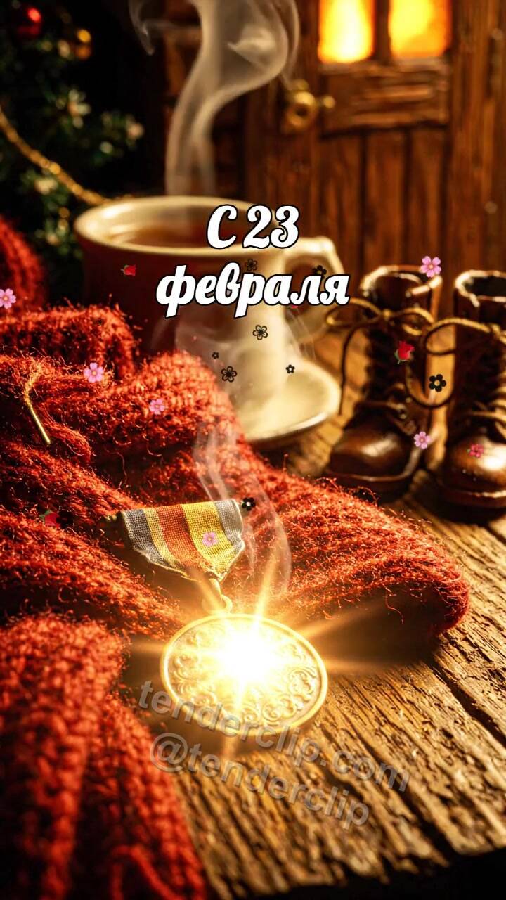 С 23 февраля: маленькая медаль оживает первым
