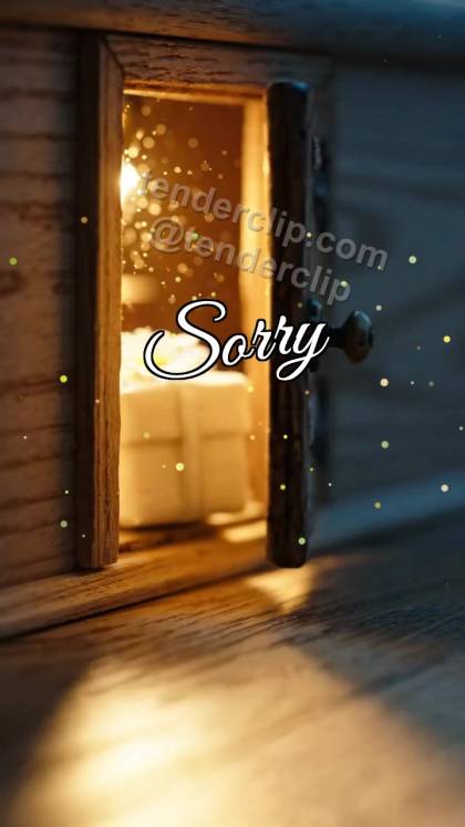 Sorry: little door opens warm light