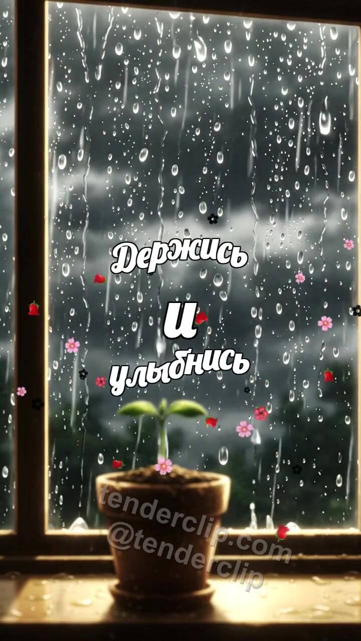 Держись и улыбнись: свет пробивается после дождя