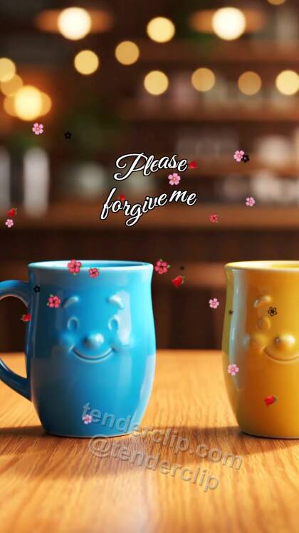 Please forgive me: two cups come together again