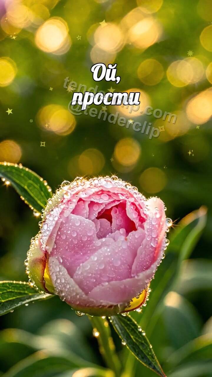 Ой, прости: бутон раскрывается