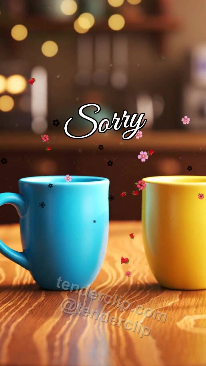 Sorry: two cups come together again